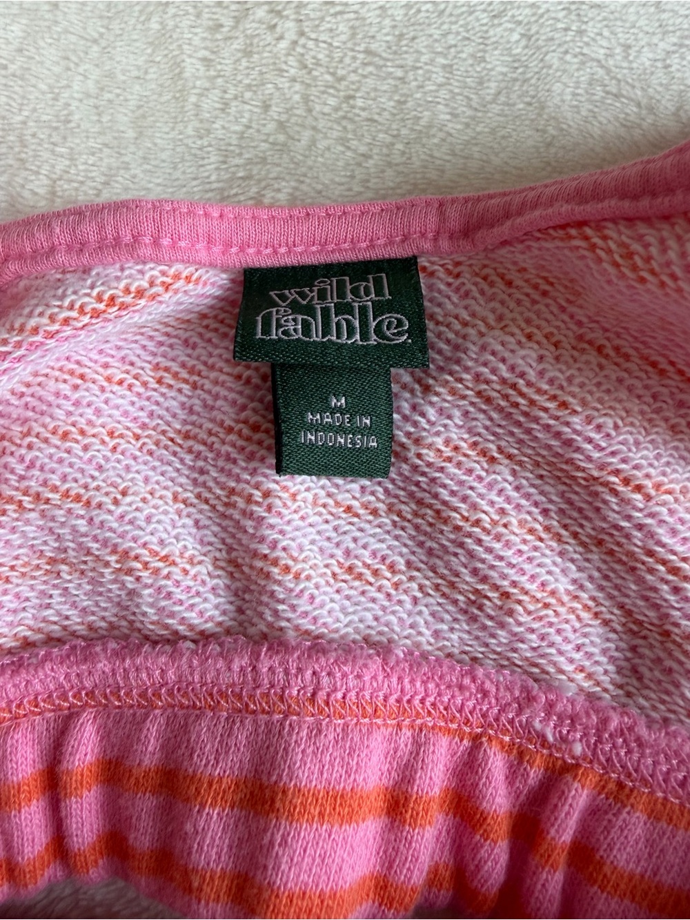 Wild Fable Striped Lounge Bralette & Short Set - Picture 5 of 5